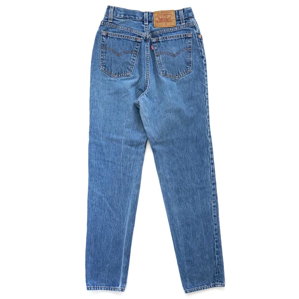 Vintage 90s Levi's 501 Stonewash Jeans Denim Women's 24 - Picture 2 of 5